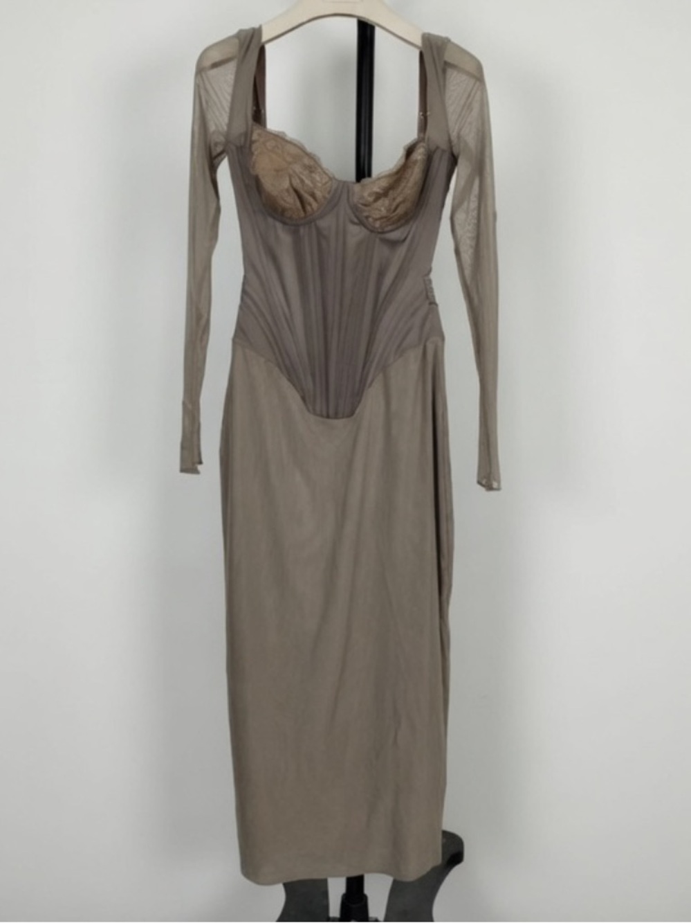House of CB ‘Safran' Mocha Corset Midi/ XSmall-US2-4 $269 - Picture 5 of 10
